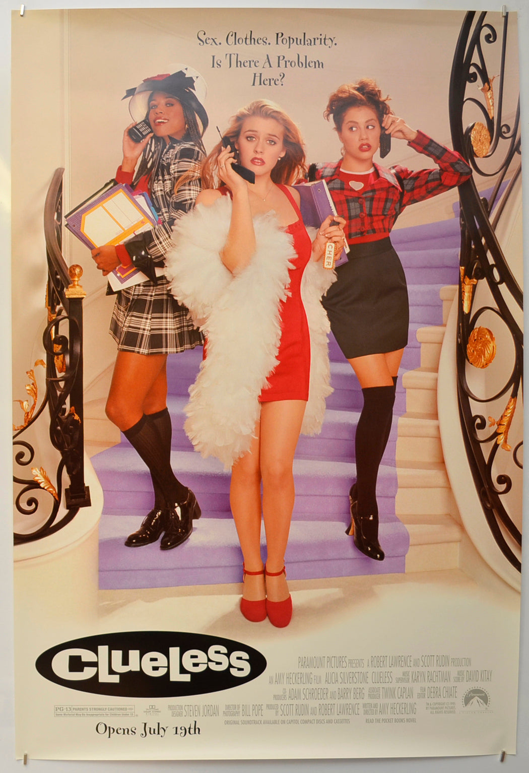 Clueless Original One Sheet Poster - Film Poster - Movie Poster