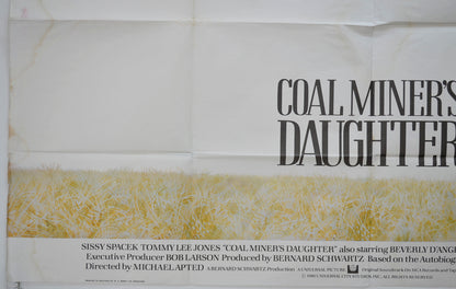 COAL MINER’S DAUGHTER (Bottom Left) Cinema Quad Movie Poster 