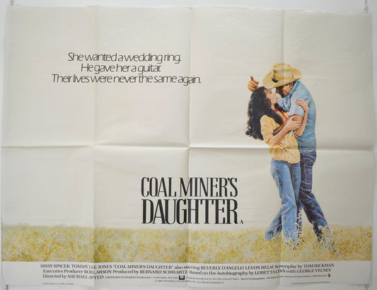 The Coal Miner's Daughter  Original Quad Poster - Film Poster - Movie Poster 