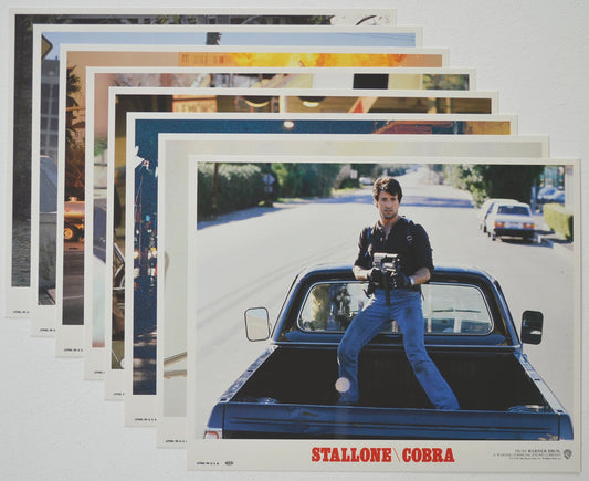 COBRA (Full View) Cinema Set of Colour FOH Stills / Lobby Cards  