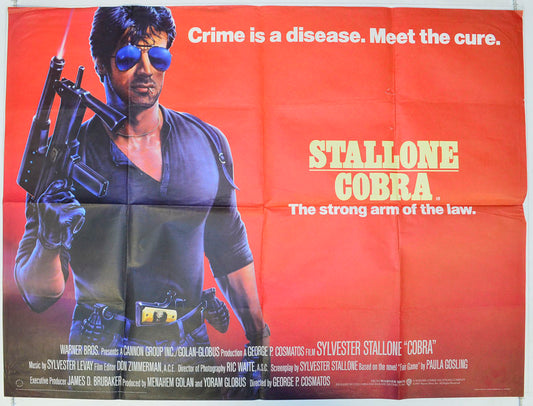 Cobra  Original British Quad Poster - Film Poster - Movie Poster