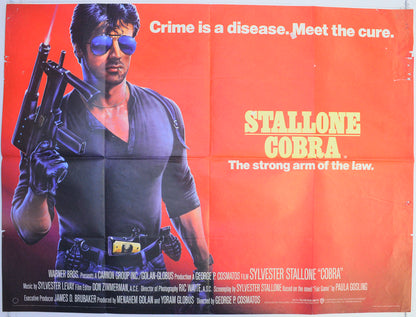 Cobra  Original British Quad Poster - Film Poster - Movie Poster 