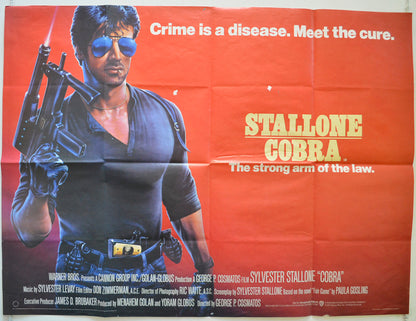 Cobra  Original British Quad Poster - Film Poster - Movie Poster 