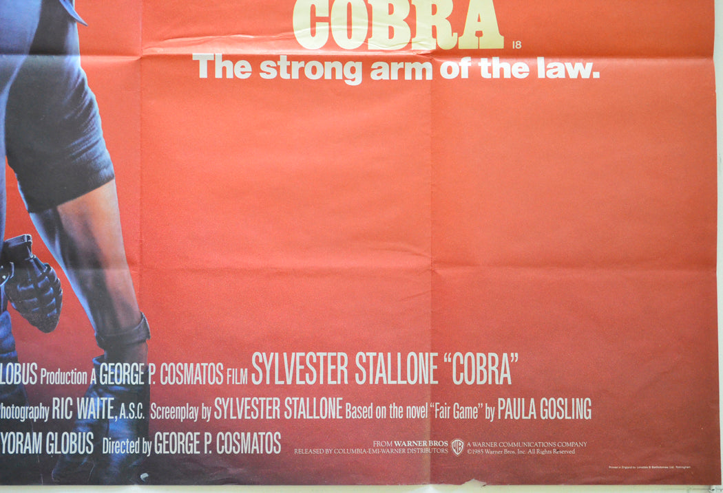 COBRA (Bottom Right) Cinema Quad Movie Poster 