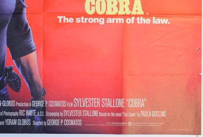 COBRA (Bottom Right) Cinema Quad Movie Poster 