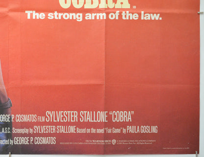 COBRA (Bottom Right) Cinema Quad Movie Poster 