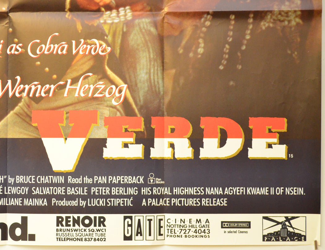 COBRA VERDE (Bottom Right) Cinema Quad Movie Poster 