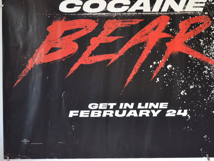 COCAINE BEAR (Bottom Left) Cinema Quad Movie Poster 