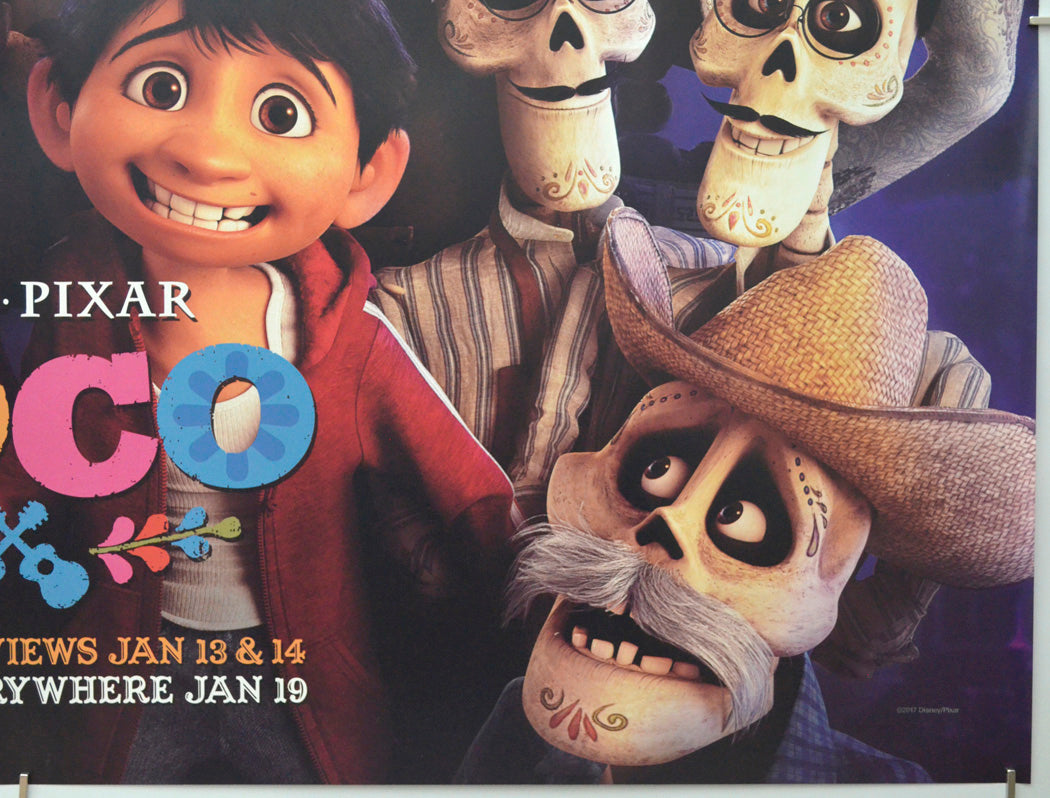 Coco (Bottom Right) Cinema Quad Movie Poster 