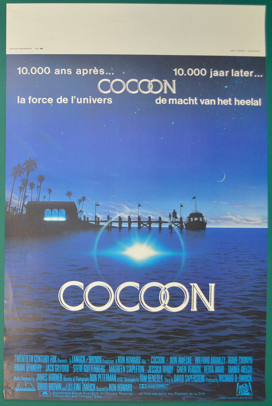 Cocoon Original Belgian Poster - Film Poster - Movie Poster  