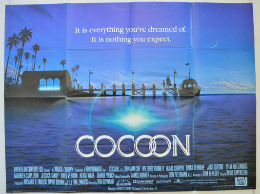 Cocoon  Original British Quad Poster - Film Poster - Movie Poster 