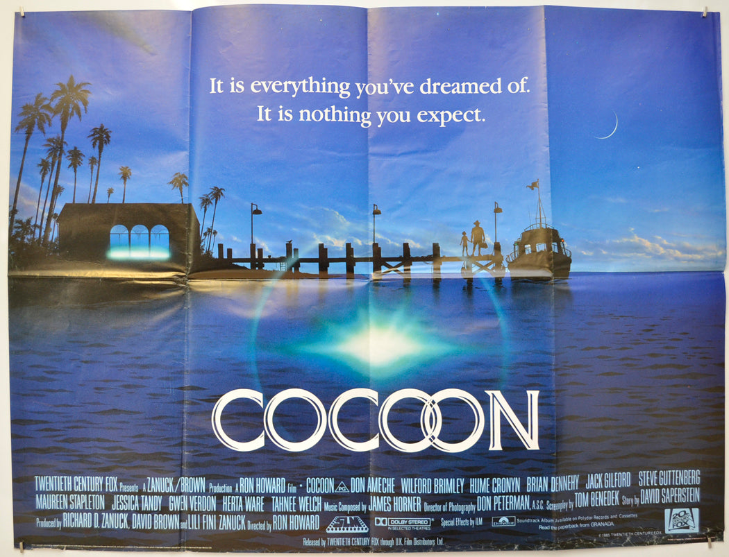 Cocoon Original Quad Poster - Film Poster - Movie Poster  