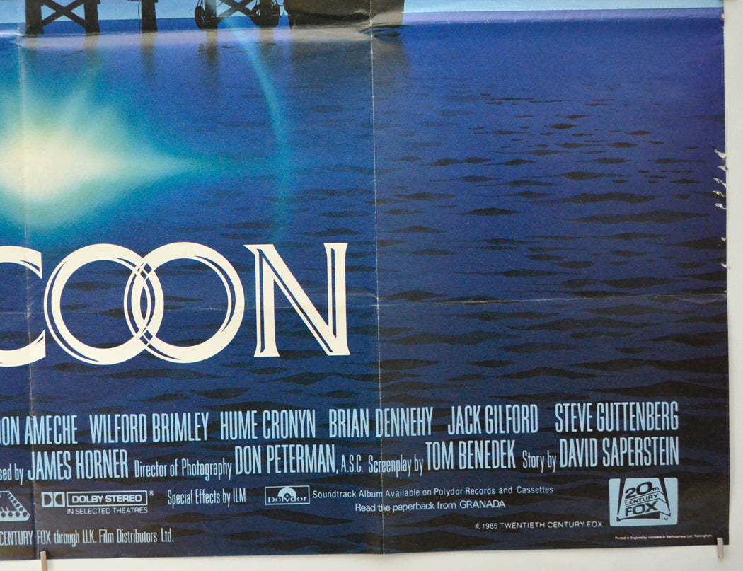 COCOON (Bottom Right) Cinema Quad Movie Poster 