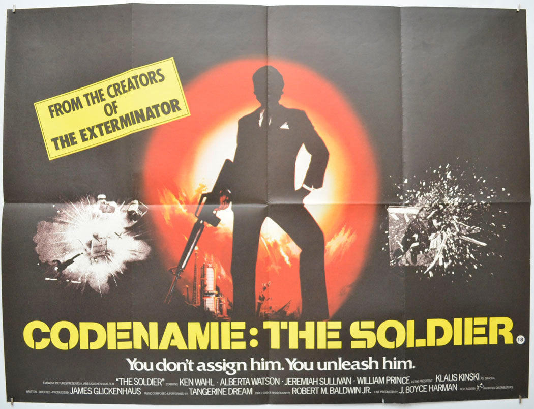 Codename : The Soldier (a.k.a. The Soldier)  Original Quad Poster - Film Poster - Movie Poster