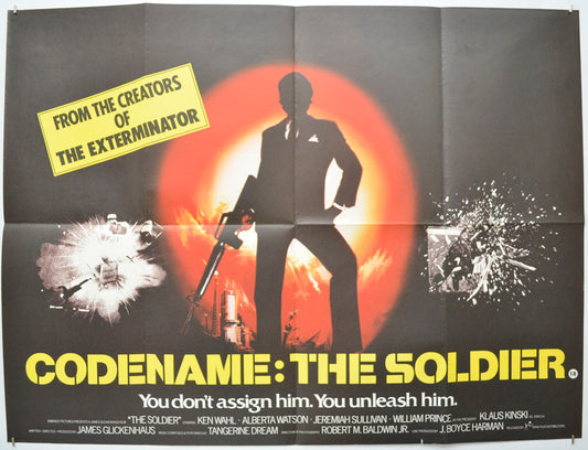 Codename : The Soldier (a.k.a. The Soldier)  Original Quad Poster - Film Poster - Movie Poster