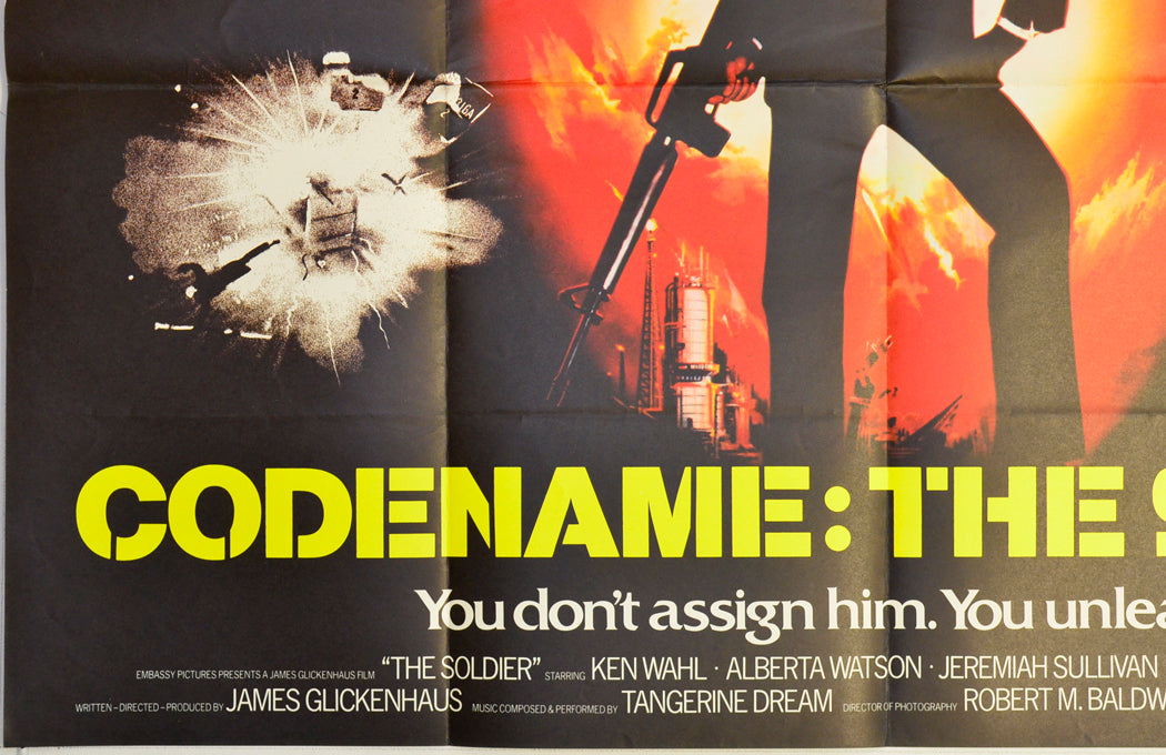 CODENAME : THE SOLDIER (Bottom Left) Cinema Quad Movie Poster 