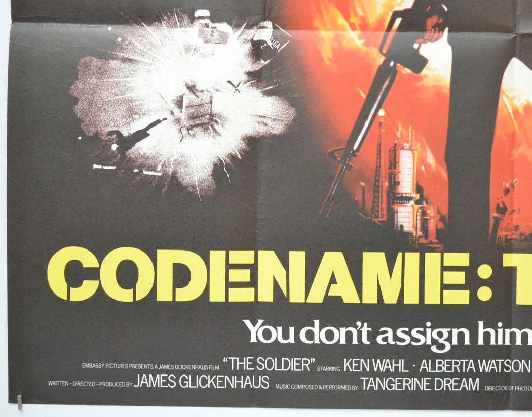 CODENAME : THE SOLDIER (Bottom Left) Cinema Quad Movie Poster 