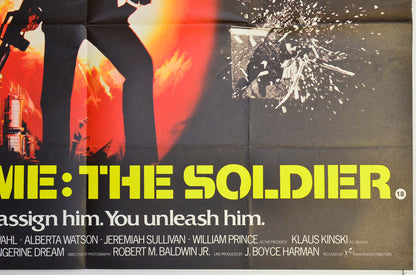 CODENAME : THE SOLDIER (Bottom Right) Cinema Quad Movie Poster 