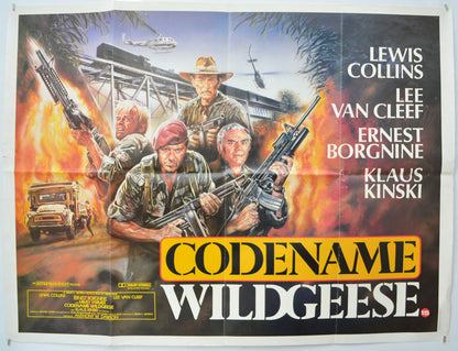 Codename Wildgeese  Original Quad Poster - Film Poster - Movie Poster