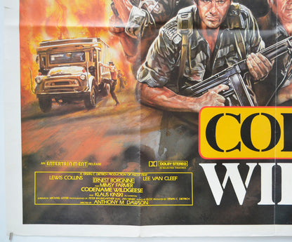 CODENAME WILDGEESE (Bottom Left) Cinema Quad Movie Poster 