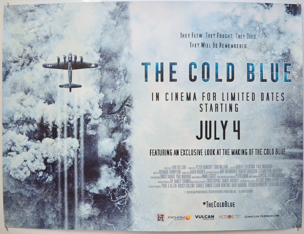 The Cold Blue Original Quad Poster - Film Poster - Movie Poster