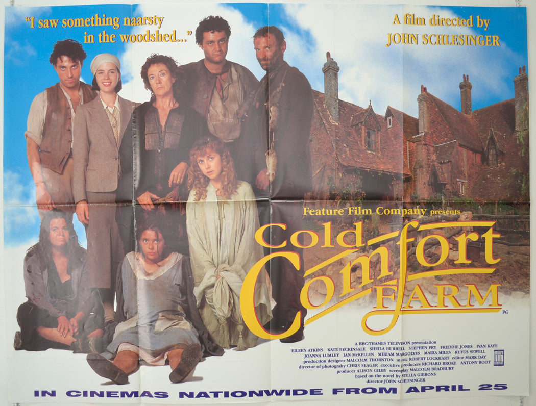 Cold Comfort Farm   Original Quad Poster - Film Poster - Movie Poster 