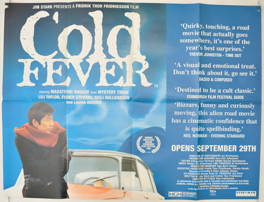 Cold Fever  (a.k.a. Á köldum klaka)   Original Quad Poster - Film Poster - Movie Poster 