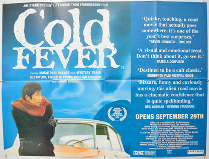 Cold Fever (a.k.a. Á köldum klaka)  Original Quad Poster - Film Poster - Movie Poster