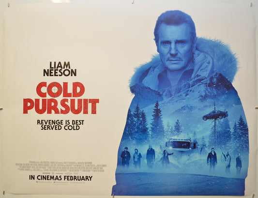 Cold Pursuit Original Quad Poster - Film Poster - Movie Poster