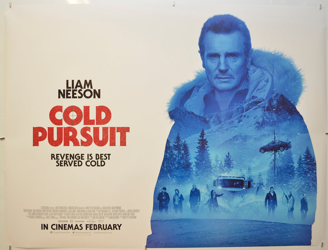 Cold Pursuit Original Quad Poster - Film Poster - Movie Poster