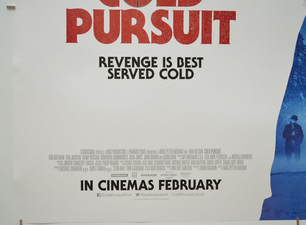 Cold Pursuit (Bottom Left) Cinema Quad Movie Poster 