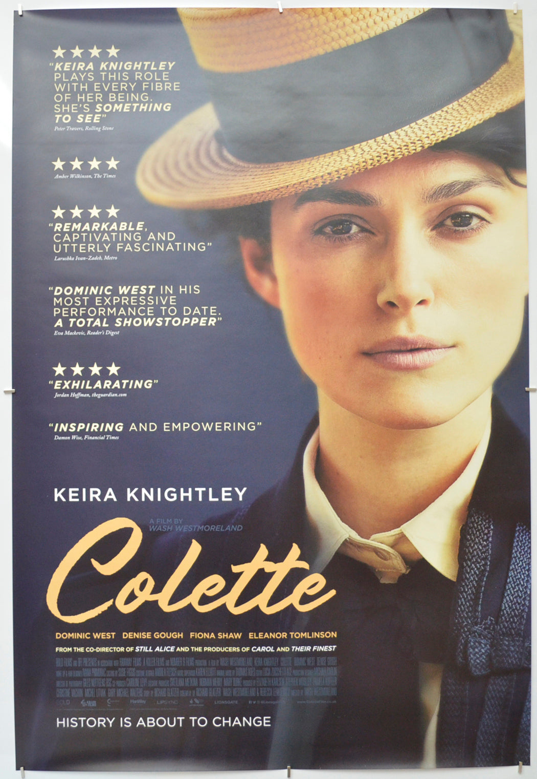 Colette - Original One Sheet Poster - Film Poster - Movie Poster