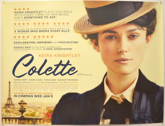 Colette Original Quad Poster - Film Poster - Movie Poster