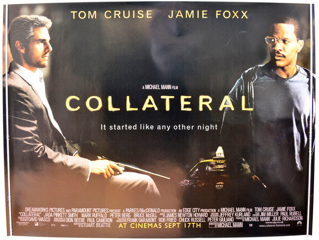 Collateral  Original British Quad Poster - Film Poster - Movie Poster