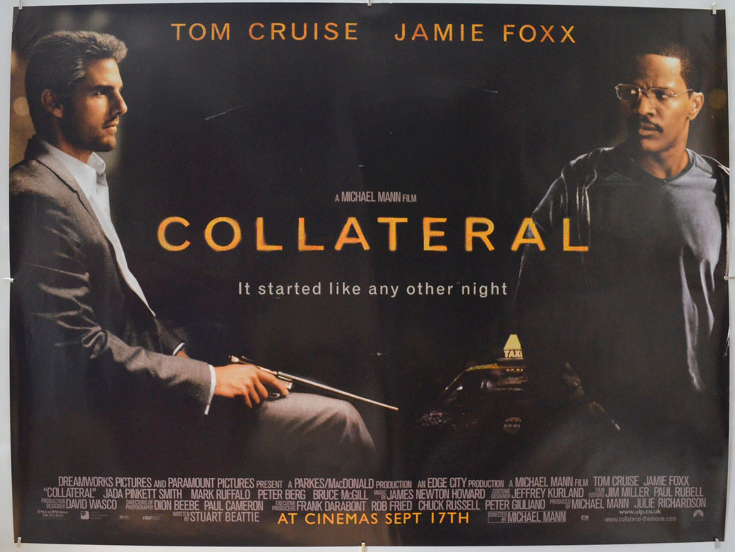 Collateral Original Quad Poster - Film Poster - Movie Poster