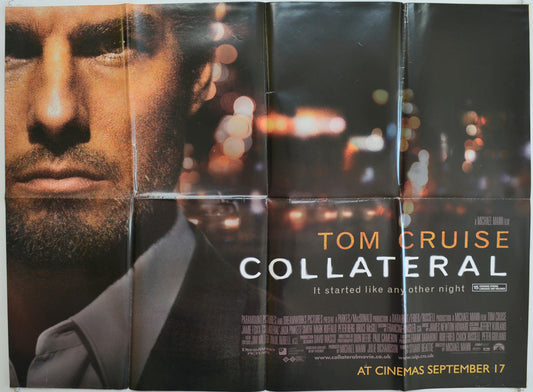 Collateral  (Teaser / Advance Version)  Original Quad Poster - Film Poster - Movie Poster 