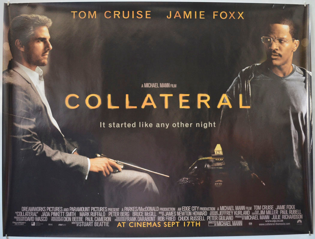 Collateral  Original Quad Poster - Film Poster - Movie Poster