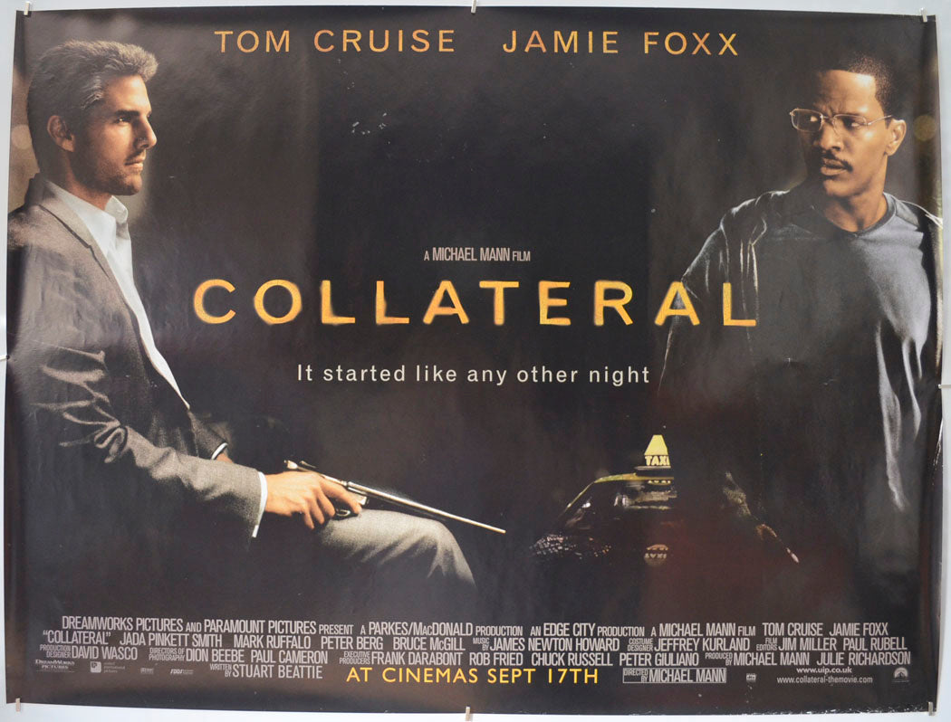 Collateral Original Quad Poster - Film Poster - Movie Poster