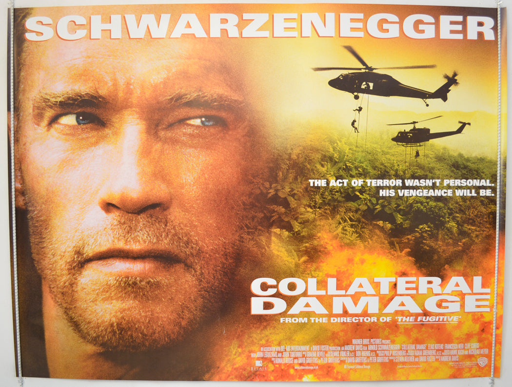 Collateral Damage  Original Quad Poster - Film Poster - Movie Poster