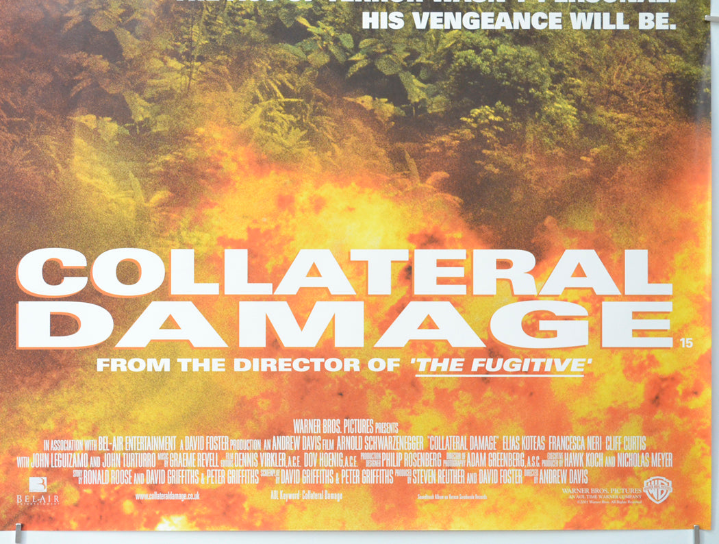 COLLATERAL DAMAGE (Bottom Right) Cinema Quad Movie Poster 