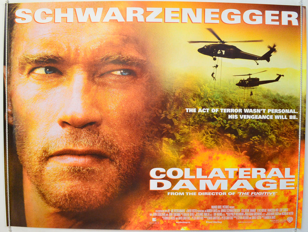 Collateral Damage Original British Quad Poster - Film Poster - Movie Poster 