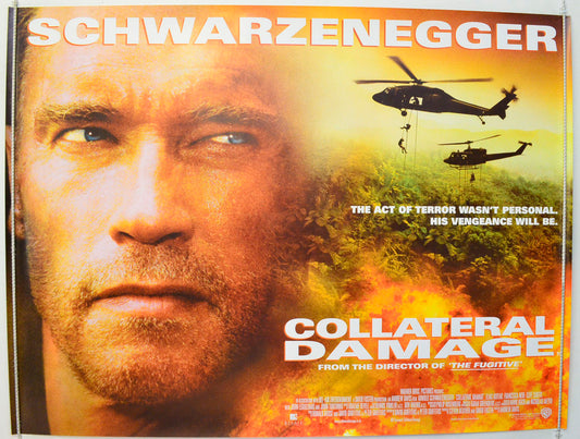 Collateral Damage Original British Quad Poster - Film Poster - Movie Poster 