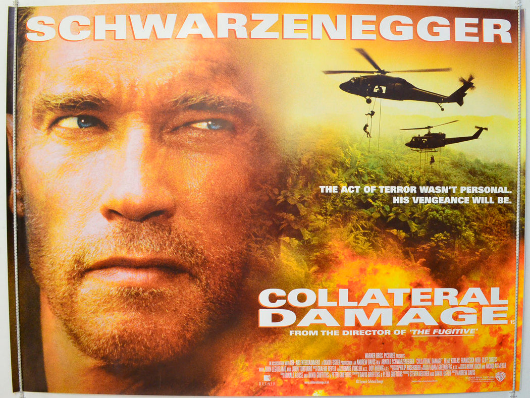 Collateral Damage Original British Quad Poster - Film Poster - Movie Poster 