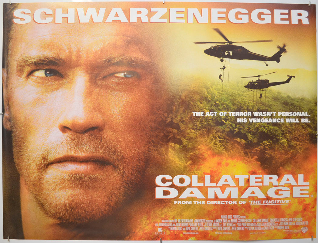 Collateral Damage Original Quad Poster - Film Poster - Movie Poster