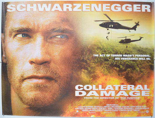 Collateral Damage Original Quad Poster - Film Poster - Movie Poster