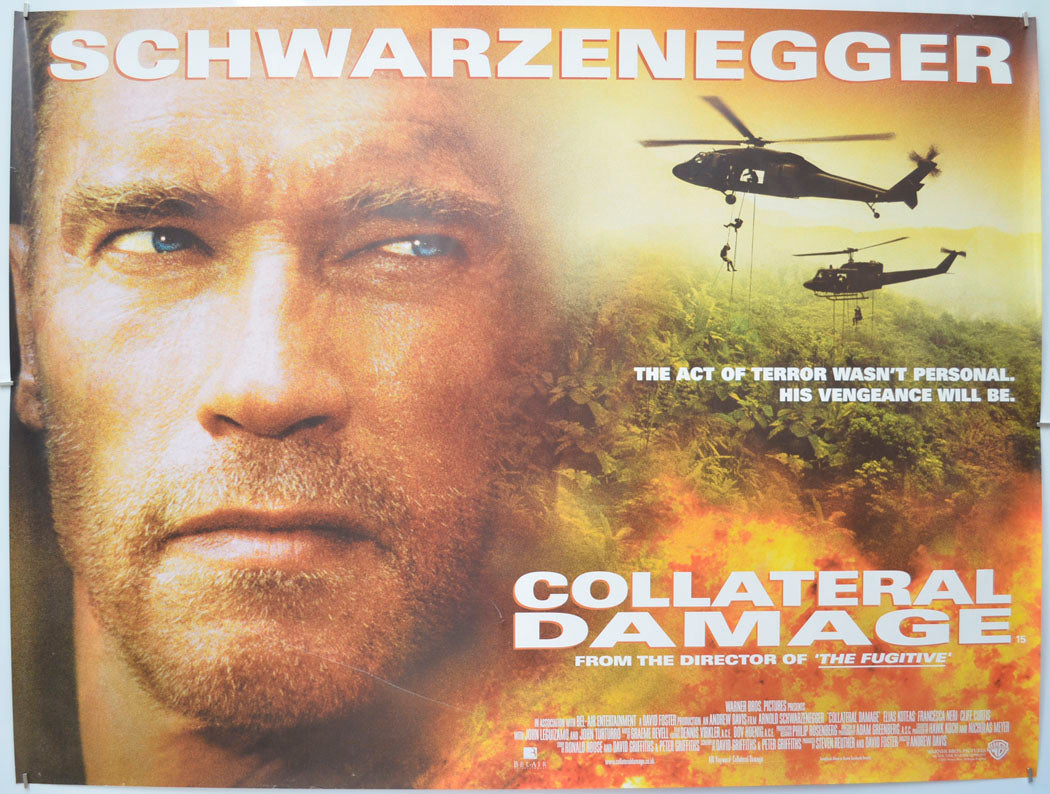 Collateral Damage Original Quad Poster - Film Poster - Movie Poster