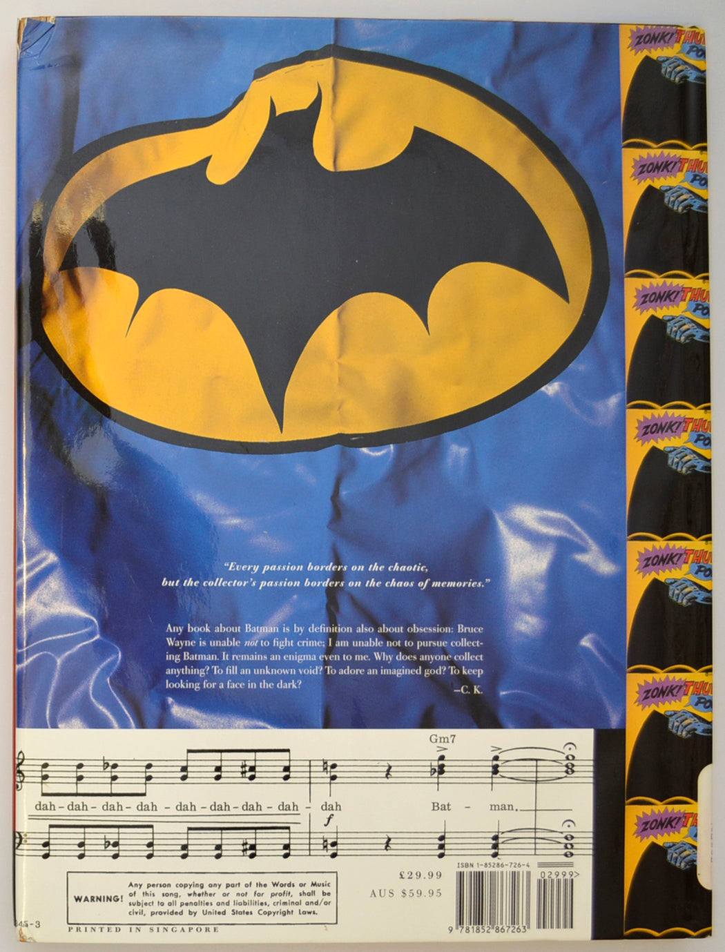 COLLECTED BATMAN - Book - BACK 