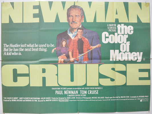 The Color Of Money (a.k.a Oberst Redl)  Original Quad Poster - Film Poster - Movie Poster