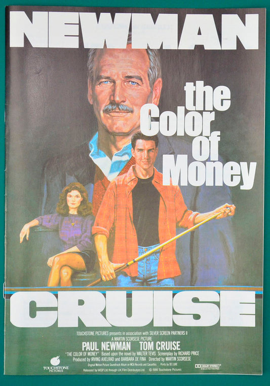 The Color Of Money    Original 8 Page Cinema Exhibitor's Campaign Press Book  + Synopsis Booklet with colour front.    
