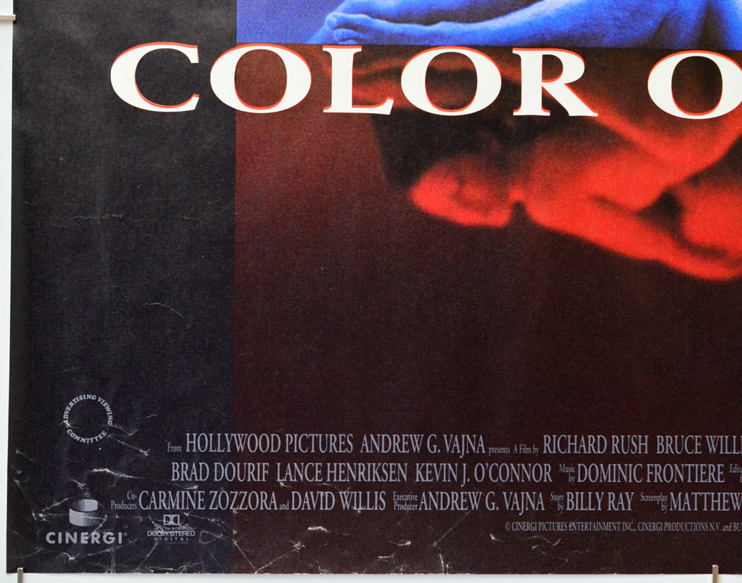 Color Of Night (Bottom Left) Cinema Quad Movie Poster 